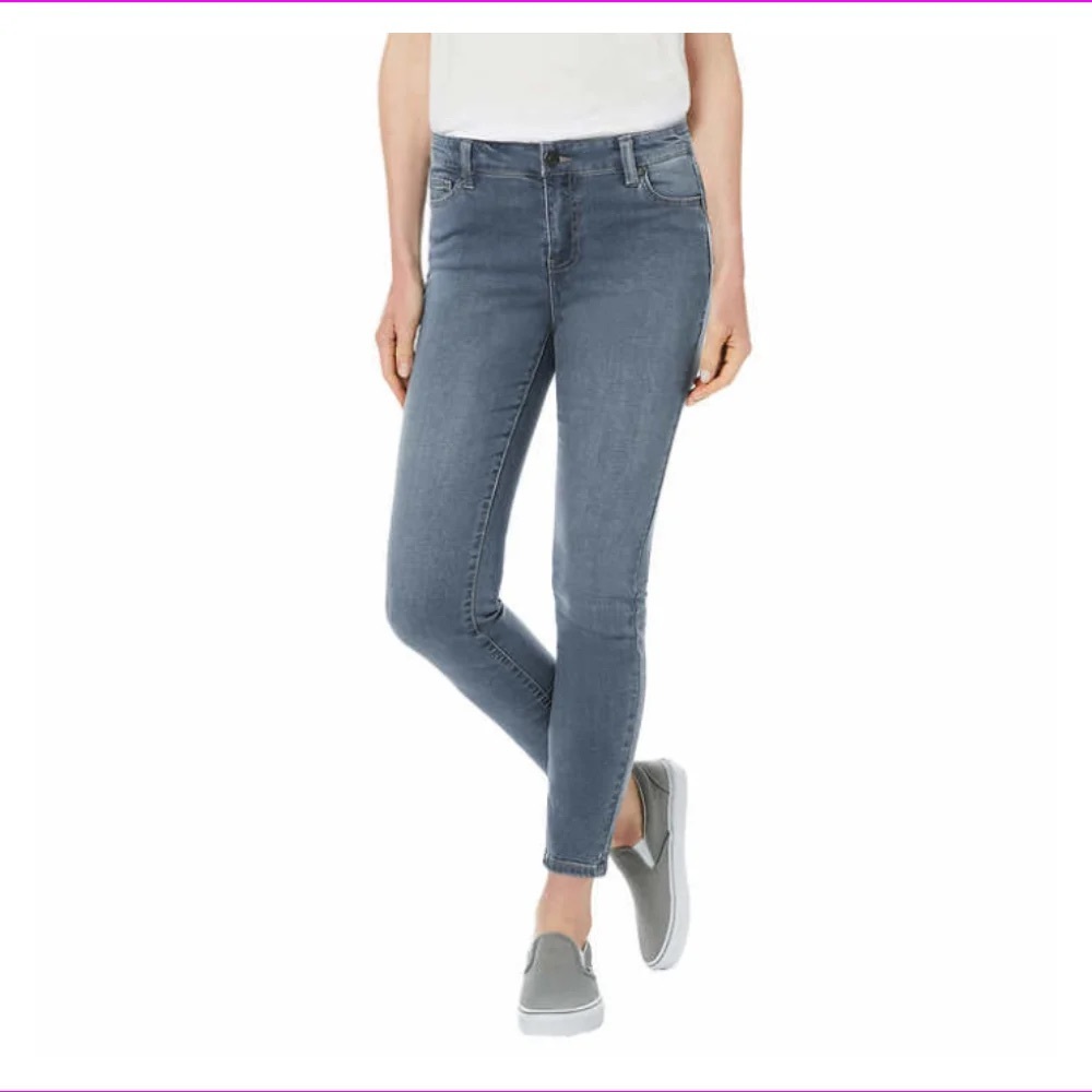 Buffalo David Bitton Aubrey MID-RISE STRETCH SUPER SOFT ANKLE GRAZER - 6/28